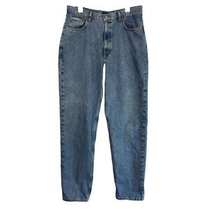 VTG Calvin Klein Jeans Mens 36x34 Relaxed Straight Blue Med Wash Easy Fit